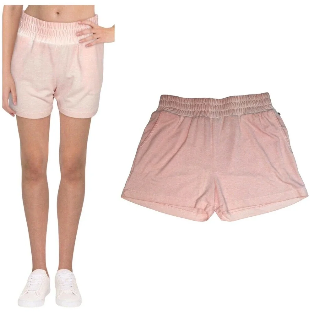 New Max Studio Majorca Womens Tie Dye Pocket Casual Shorts Peach XL